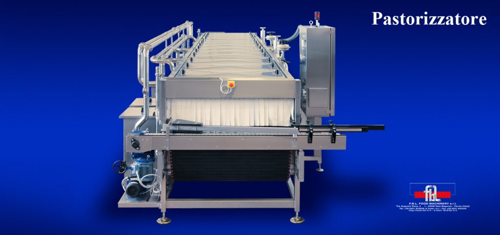 Pasteuriser and cooler