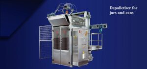 Depalletizer for jars and cans