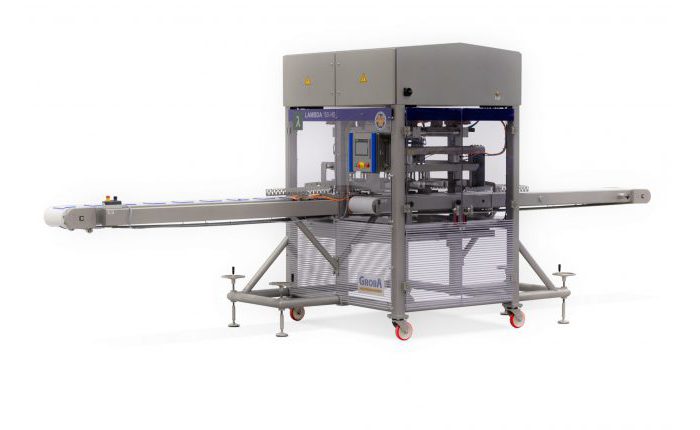 LAMBDA 150-HS Machine for cutting cheese into shapes